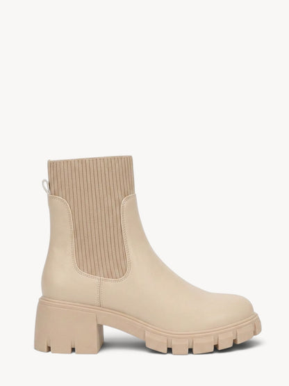 Rocío | Botines Chelsea con plataforma y tacón ancho