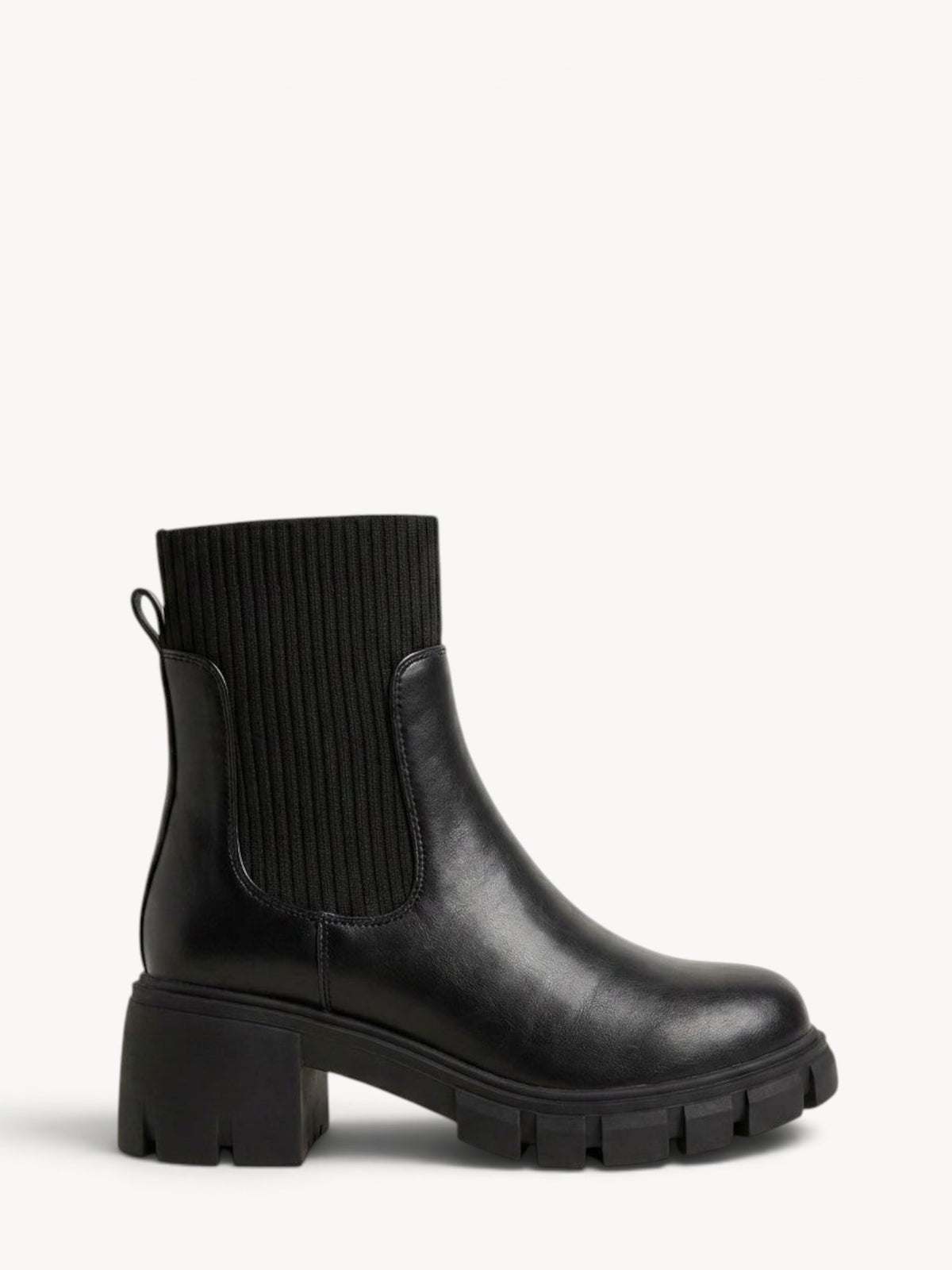 Rocío | Botines Chelsea con plataforma y tacón ancho