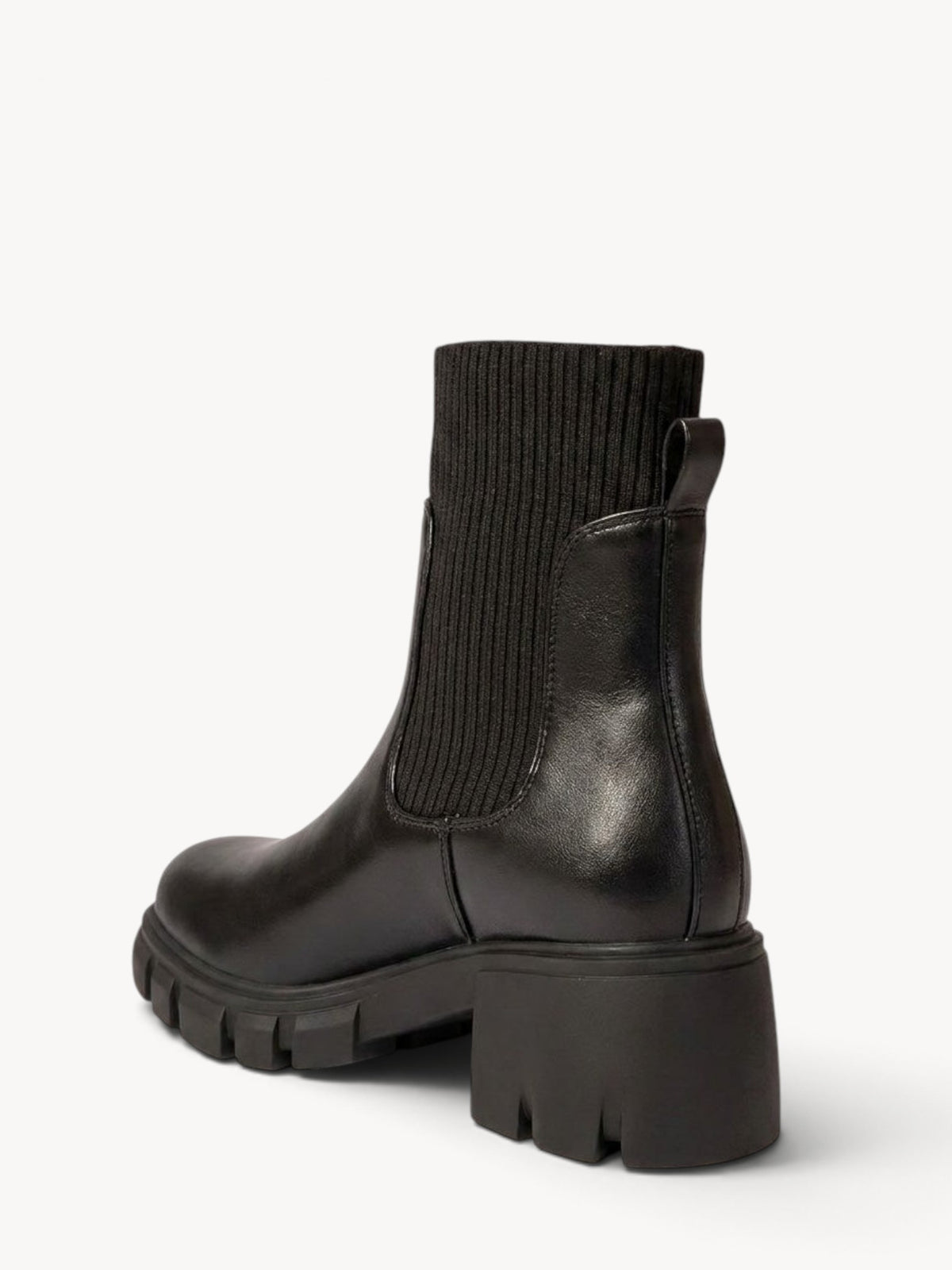 Rocío | Botines Chelsea con plataforma y tacón ancho