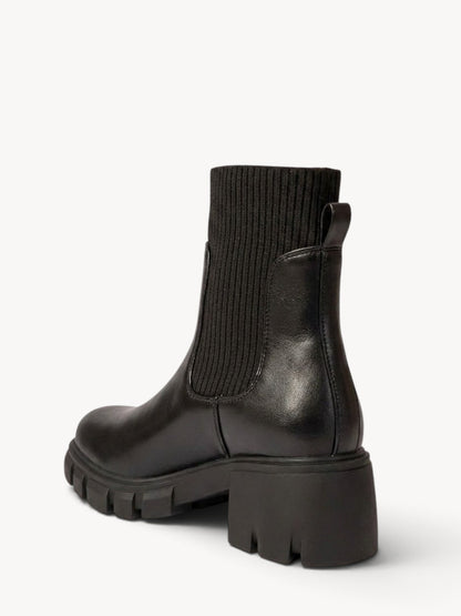 Rocío | Botines Chelsea con plataforma y tacón ancho