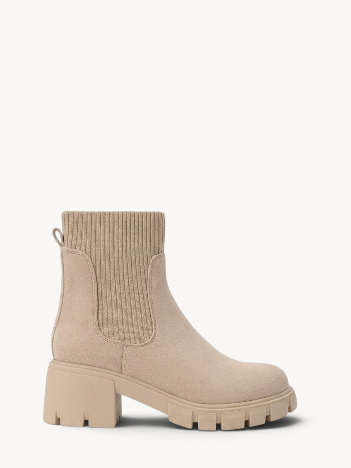 Rocío | Botines Chelsea con plataforma y tacón ancho