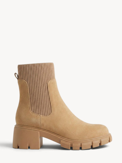 Rocío | Botines Chelsea con plataforma y tacón ancho